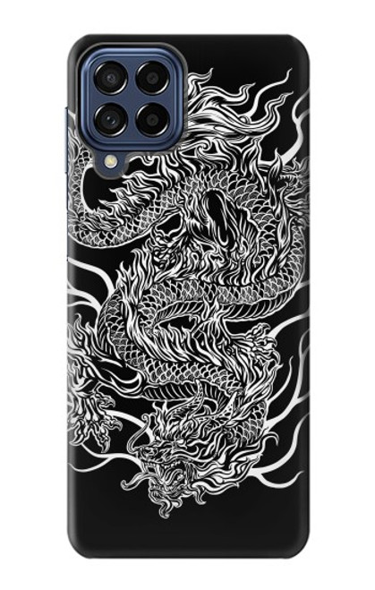 W1943 Dragon Tattoo Hard Case and Leather Flip Case For Samsung Galaxy M53