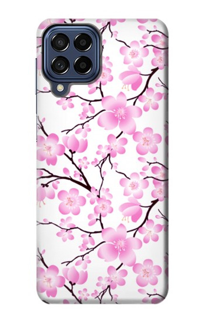 W1972 Sakura Cherry Blossoms Hard Case and Leather Flip Case For Samsung Galaxy M53
