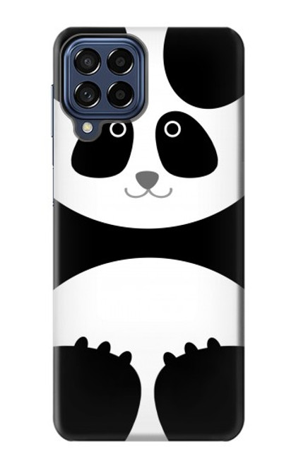 W2085 Panda Minimalist Hard Case and Leather Flip Case For Samsung Galaxy M53