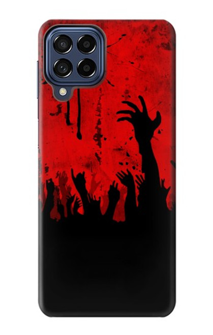 W2458 Zombie Hands Hard Case and Leather Flip Case For Samsung Galaxy M53