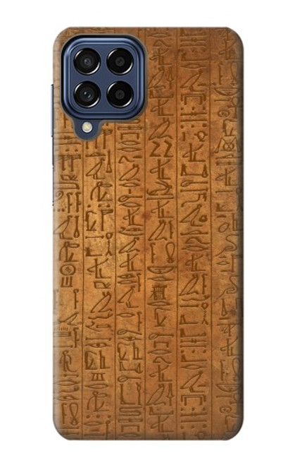 W2805 Egyptian Hierogylphics Papyrus of Ani Hard Case and Leather Flip Case For Samsung Galaxy M53