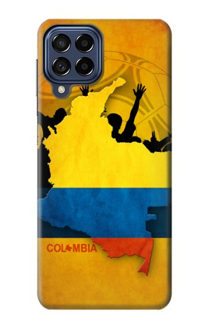 W2996 Colombia Football Soccer Hard Case and Leather Flip Case For Samsung Galaxy M53