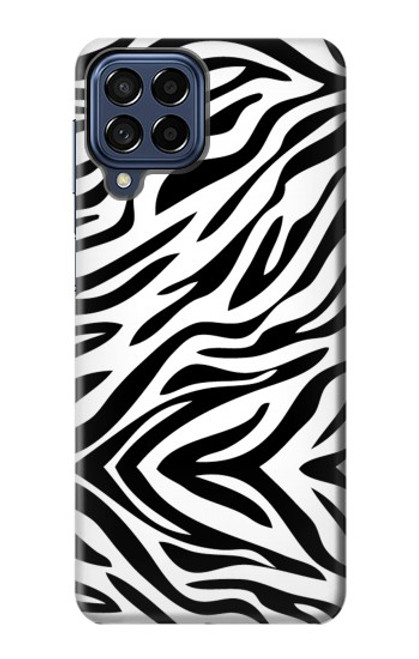 W3056 Zebra Skin Texture Graphic Printed Hard Case and Leather Flip Case For Samsung Galaxy M53