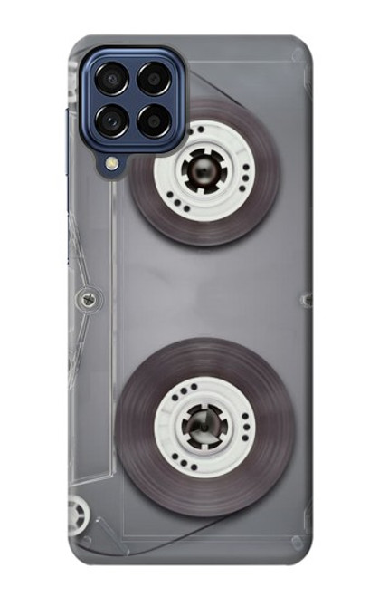 W3159 Cassette Tape Hard Case and Leather Flip Case For Samsung Galaxy M53