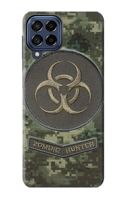 W3468 Biohazard Zombie Hunter Graphic Hard Case and Leather Flip Case For Samsung Galaxy M53