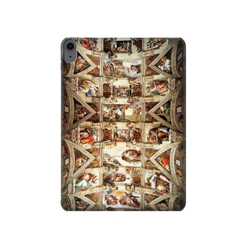 W0177 Michelangelo Chapel ceiling Tablet Hard Case For iPad Air (2022, 2020), Air 11 (2024), Pro 11 (2022)