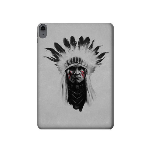 W0451 Indian Chief Tablet Hard Case For iPad Air (2022, 2020), Air 11 (2024), Pro 11 (2022)