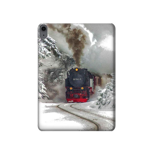 W1509 Steam Train Tablet Hard Case For iPad Air (2022, 2020), Air 11 (2024), Pro 11 (2022)