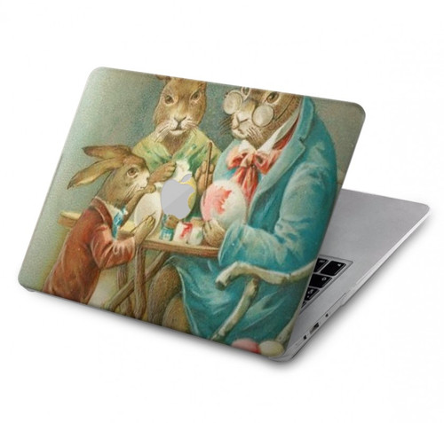 W3164 Easter Rabbit Family Hard Case Cover For MacBook Air 13″ (2022,2024) - A2681, A3113