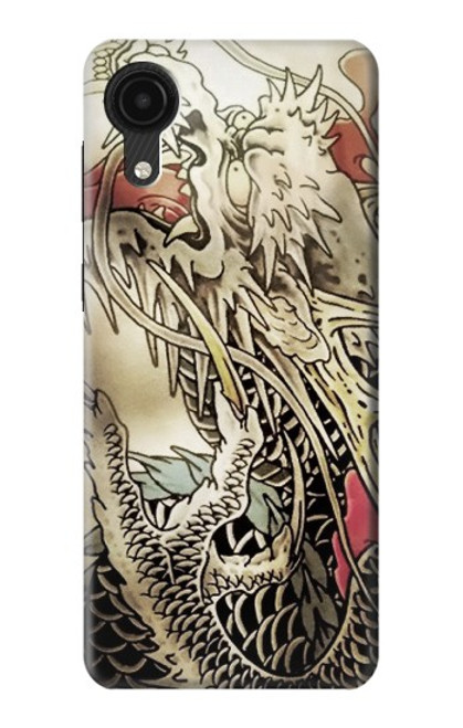 W0122 Yakuza Tattoo Hard Case and Leather Flip Case For Samsung Galaxy A03 Core