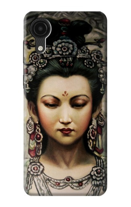 W0681 Guan Yin Hard Case and Leather Flip Case For Samsung Galaxy A03 Core