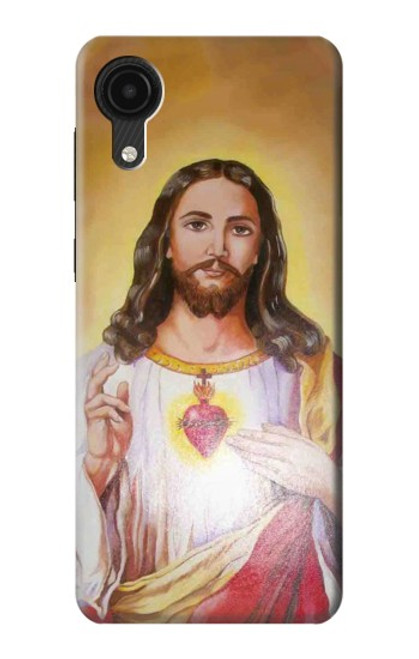 W0798 Jesus Hard Case and Leather Flip Case For Samsung Galaxy A03 Core