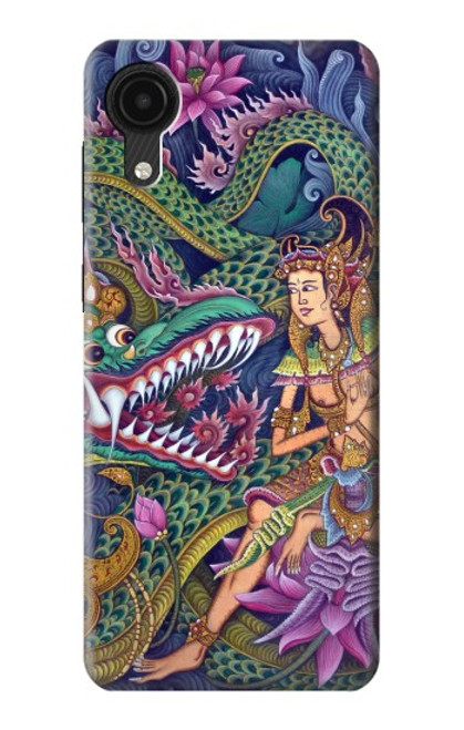 W1240 Bali Painting Hard Case and Leather Flip Case For Samsung Galaxy A03 Core