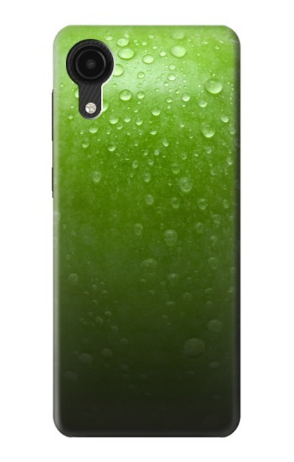 W2475 Green Apple Texture Seamless Hard Case and Leather Flip Case For Samsung Galaxy A03 Core