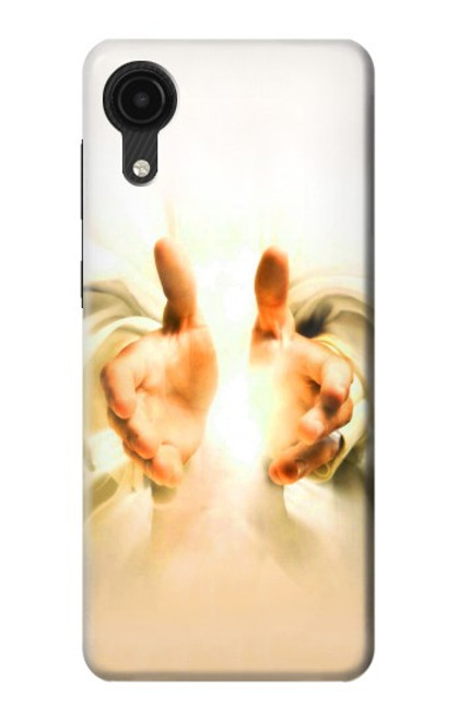 W2546 Hand of God Heaven Hard Case and Leather Flip Case For Samsung Galaxy A03 Core