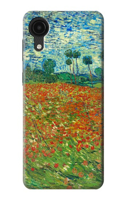 W2681 Field Of Poppies Vincent Van Gogh Hard Case and Leather Flip Case For Samsung Galaxy A03 Core