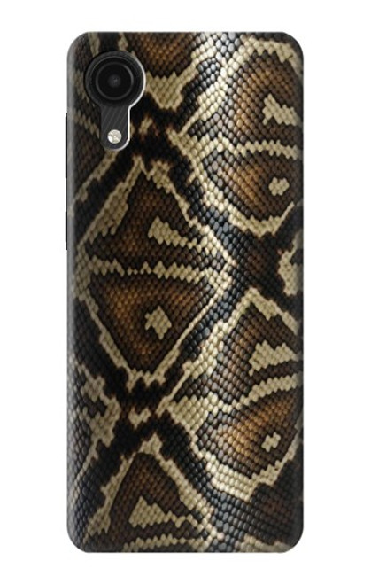 W2712 Anaconda Amazon Snake Skin Graphic Printed Hard Case and Leather Flip Case For Samsung Galaxy A03 Core