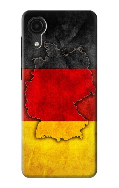 W2935 Germany Flag Map Hard Case and Leather Flip Case For Samsung Galaxy A03 Core