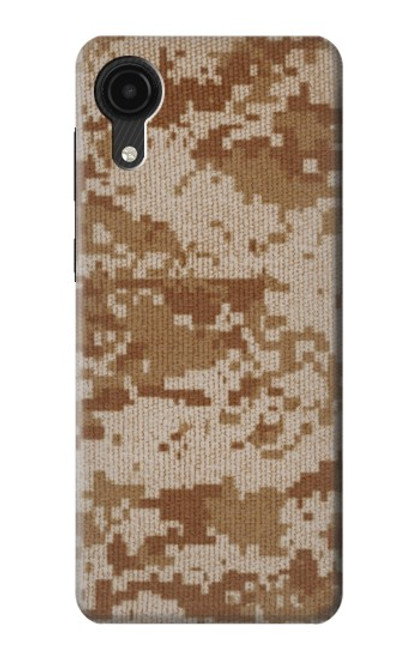 W2939 Desert Digital Camo Camouflage Hard Case and Leather Flip Case For Samsung Galaxy A03 Core