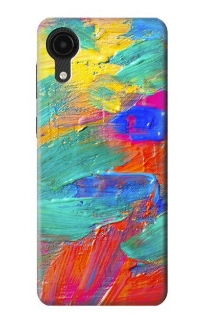 W2942 Brush Stroke Painting Hard Case and Leather Flip Case For Samsung Galaxy A03 Core