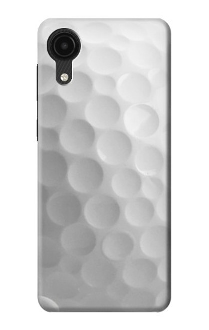 W2960 White Golf Ball Hard Case and Leather Flip Case For Samsung Galaxy A03 Core