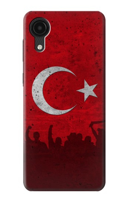 W2991 Turkey Football Soccer Hard Case and Leather Flip Case For Samsung Galaxy A03 Core