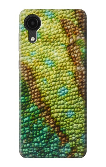 W3057 Lizard Skin Graphic Printed Hard Case and Leather Flip Case For Samsung Galaxy A03 Core