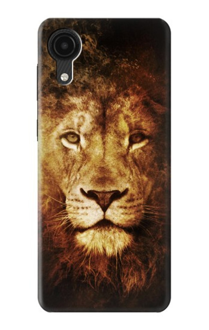 W3182 Lion Hard Case and Leather Flip Case For Samsung Galaxy A03 Core