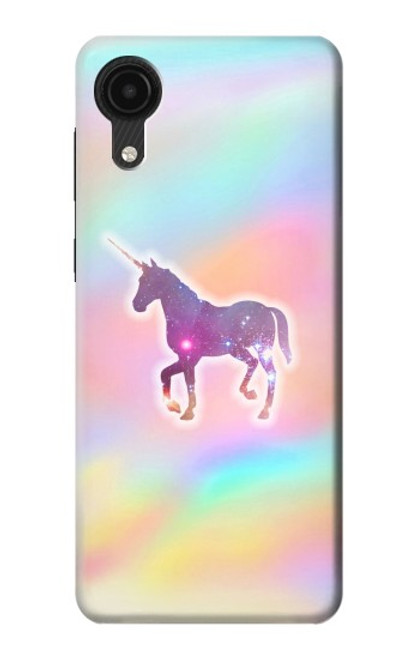 W3203 Rainbow Unicorn Hard Case and Leather Flip Case For Samsung Galaxy A03 Core