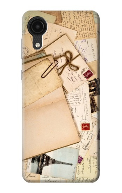 W3397 Postcards Memories Hard Case and Leather Flip Case For Samsung Galaxy A03 Core