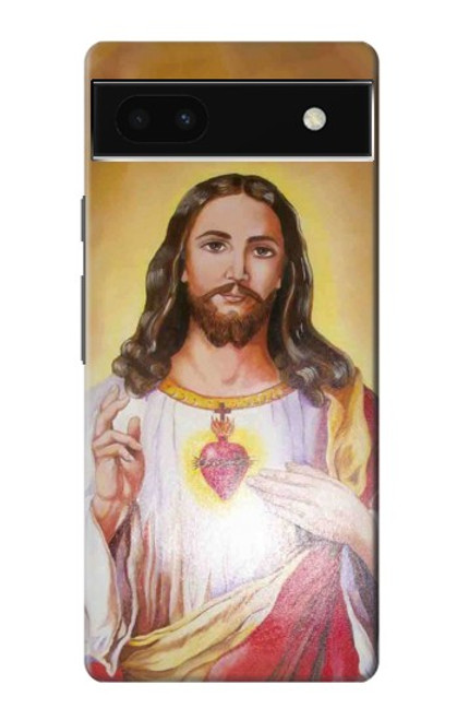 W0798 Jesus Hard Case and Leather Flip Case For Google Pixel 6a