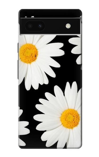 W2477 Daisy flower Hard Case and Leather Flip Case For Google Pixel 6a