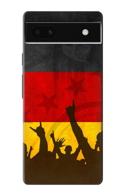 W2966 Germany Football Soccer Hard Case and Leather Flip Case For Google Pixel 6a