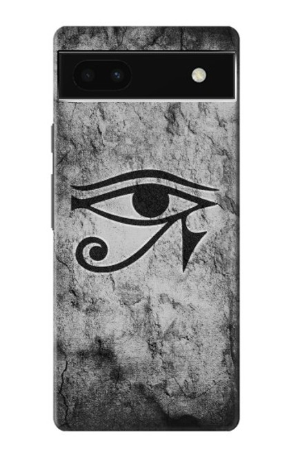 W3108 Ancient Egyptian Sun Eye Of Horus Hard Case and Leather Flip Case For Google Pixel 6a