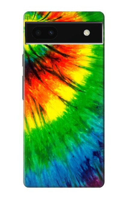 W3422 Tie Dye Hard Case and Leather Flip Case For Google Pixel 6a