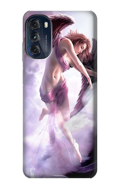 W0407 Fantasy Angel Hard Case and Leather Flip Case For Motorola Moto G (2022)