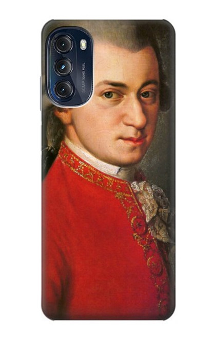 W0492 Mozart Hard Case and Leather Flip Case For Motorola Moto G (2022)