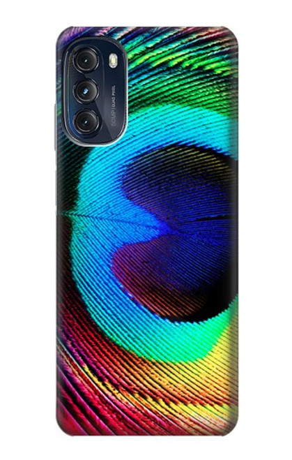 W0511 Peacock Hard Case and Leather Flip Case For Motorola Moto G (2022)