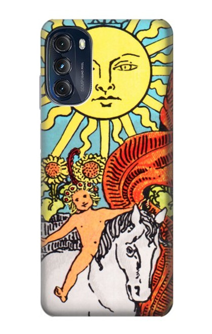 W0565 Tarot Sun Hard Case and Leather Flip Case For Motorola Moto G (2022)