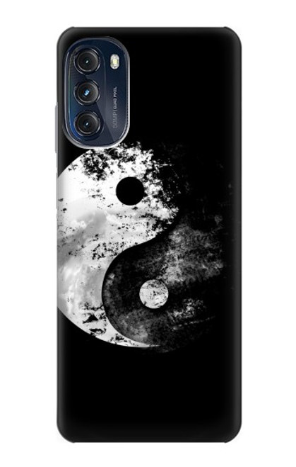 W1372 Moon Yin-Yang Hard Case and Leather Flip Case For Motorola Moto G (2022)