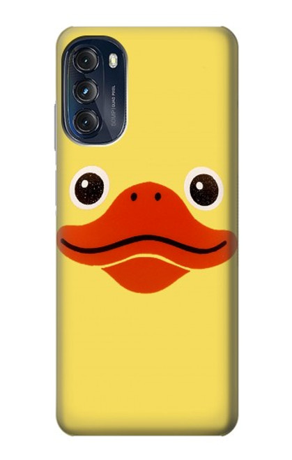 W1922 Duck Face Hard Case and Leather Flip Case For Motorola Moto G (2022)