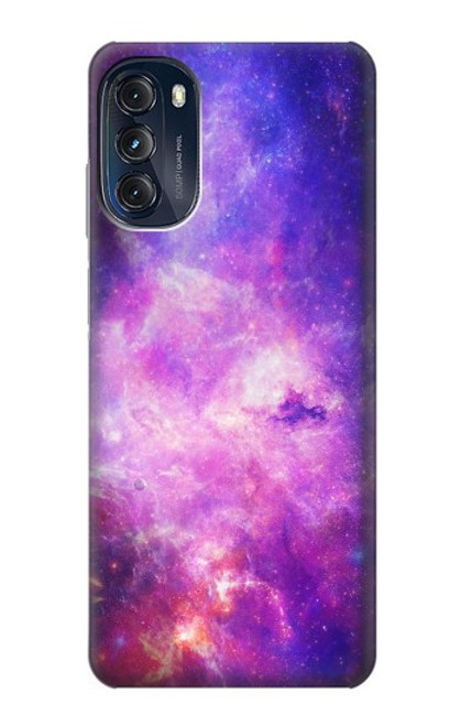 W2207 Milky Way Galaxy Hard Case and Leather Flip Case For Motorola Moto G (2022)