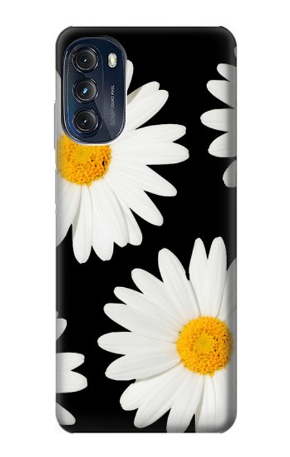 W2477 Daisy flower Hard Case and Leather Flip Case For Motorola Moto G (2022)