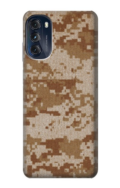 W2939 Desert Digital Camo Camouflage Hard Case and Leather Flip Case For Motorola Moto G (2022)