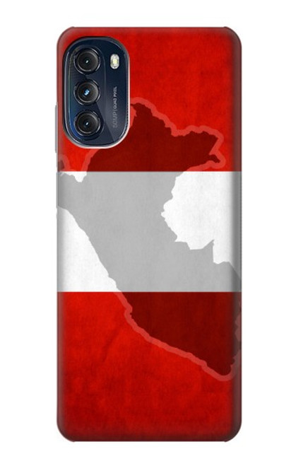 W3018 Peru Flag Hard Case and Leather Flip Case For Motorola Moto G (2022)