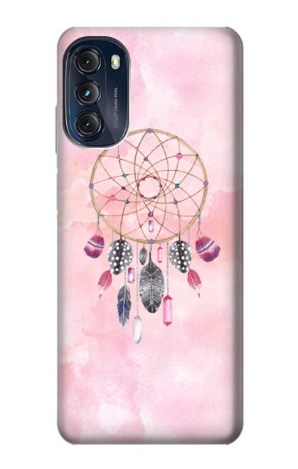 W3094 Dreamcatcher Watercolor Painting Hard Case and Leather Flip Case For Motorola Moto G (2022)