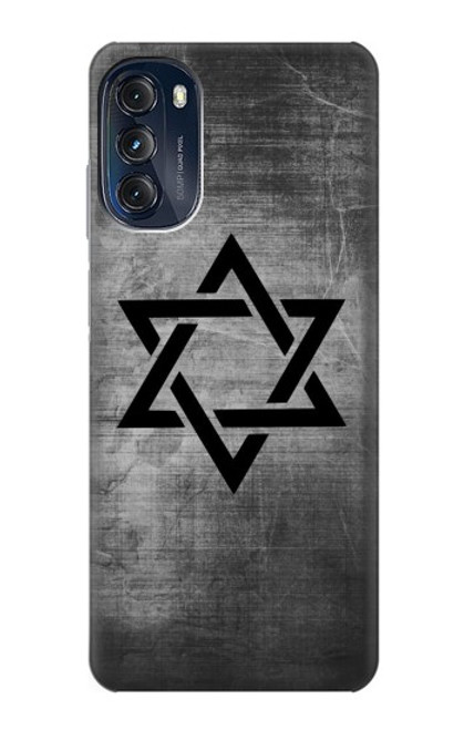 W3107 Judaism Star of David Symbol Hard Case and Leather Flip Case For Motorola Moto G (2022)