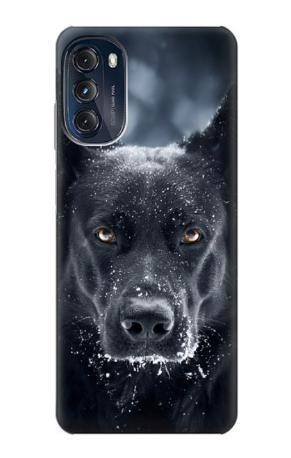 W3168 German Shepherd Black Dog Hard Case and Leather Flip Case For Motorola Moto G (2022)