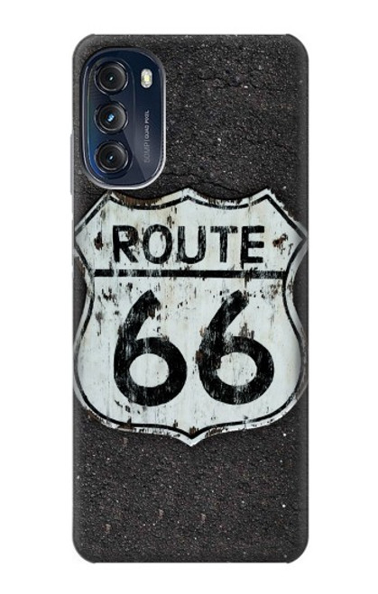 W3207 Route 66 Sign Hard Case and Leather Flip Case For Motorola Moto G (2022)