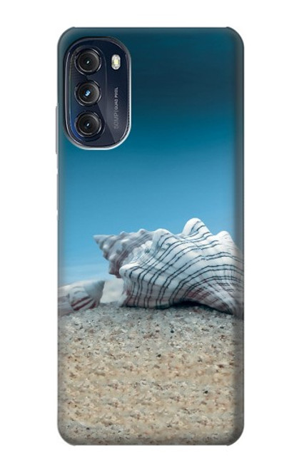 W3213 Sea Shells Under the Sea Hard Case and Leather Flip Case For Motorola Moto G (2022)